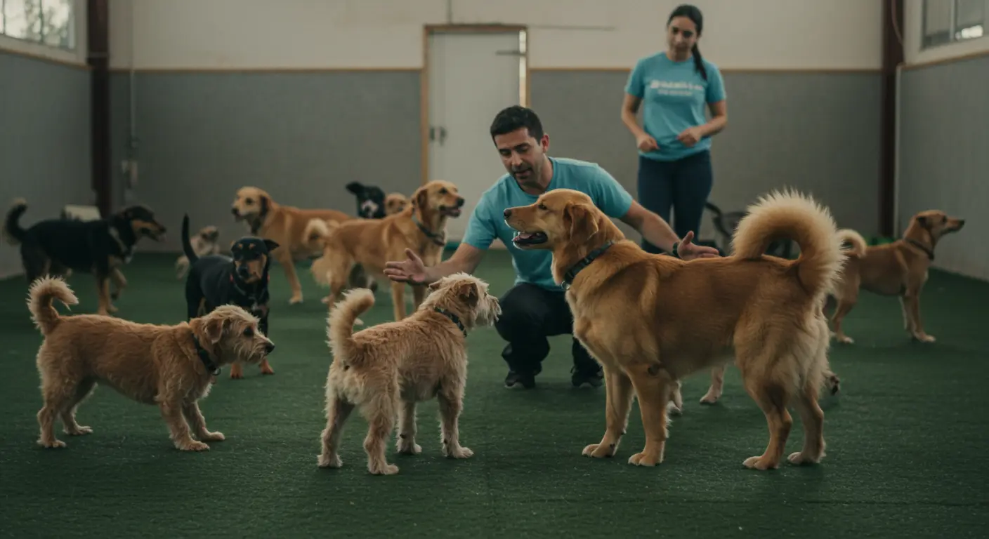 Sesión de entrenamiento grupal en parque